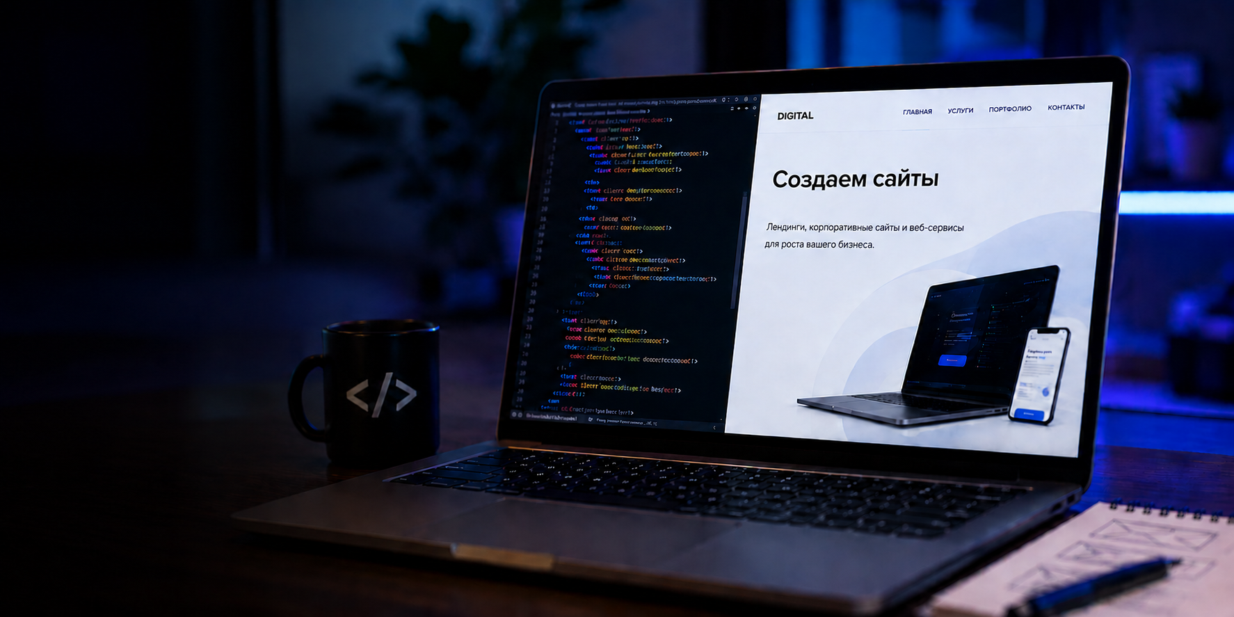 Промо-баннер Digital Agency